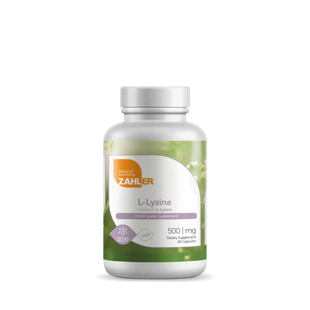 L-Lysine 500mg - 60 Capsules (60 Servings)  | GNC
